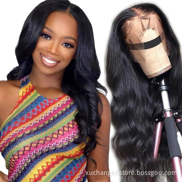 Raw unprocessed cuticle aligned Human hair wigs 100% virgin wholesale transparent lace Front wigs For Black Women